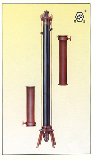 Three in one graphite hydrochloric acid synthetic furnace